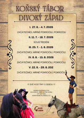 KOŇSKÝ TÁBOR NA DIVOKÉM ZÁPADĚ 2026